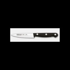 ARCOS Mallette de cuisine 5 couteaux de cuisine et un fusil Universal Noir* Rangement Couteaux