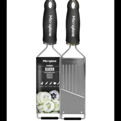 MICROPLANE Mandoline Gourmet Noir* Mandoline De Cuisine|Râpe À Légumes