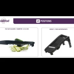 MASTRAD Mandoline Multi-râpes en V* Mandoline De Cuisine