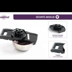 MASTRAD Mandoline Multi-râpes* Mandoline De Cuisine