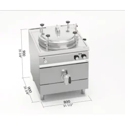 BERTOS Marmite Electrique 150L Autoclave Berto's* Chaud