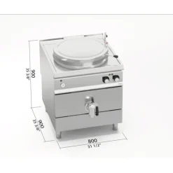 BERTOS Marmite Electrique 150L Indirecte Berto's* Chaud