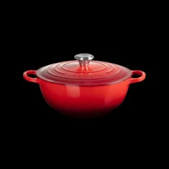 LE CREUSET Marmite en fonte 26 cm Cerise Signature* Marmites