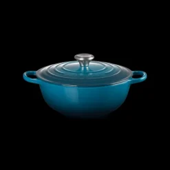 LE CREUSET Marmite en fonte 26 cm Deep Teal Signature* Marmites