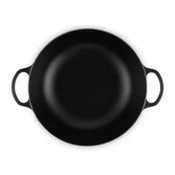 LE CREUSET Marmite en Fonte 32 cm Noir Mat Signature* Marmites