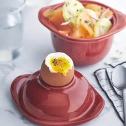 EMILE HENRY Mini Cocotte Coquetier en Céramique Ø 14 cm Grand Cru* Servir, Présenter|Plat De Cuisson