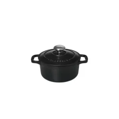 CHASSEUR Mini Cocotte en Fonte Ronde 16 cm Noir Mat* Cocotte En Fonte