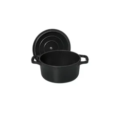 CHASSEUR Mini Cocotte en Fonte Ronde 16 cm Noir Mat* Cocotte En Fonte