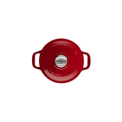 CHASSEUR Mini Cocotte en Fonte Ronde 10 cm Rouge* Cocotte En Fonte