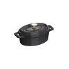 STAUB Mini Cocotte ovale 11 cm fonte Noir* Cocotte En Fonte