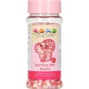FUNCAKES Mini Coeurs en sucre Rose/Rouge/Blanc 60g* Décoration Comestible