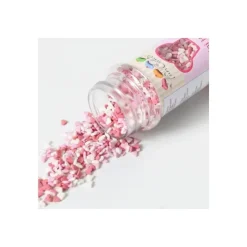FUNCAKES Mini Coeurs en sucre Rose/Rouge/Blanc 60g* Décoration Comestible