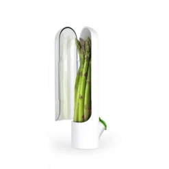 CUISINEADDICT Mini Herbier Plastique Blanc Ø 8,3 cm x H 25,4 cm Prepara* Conservation