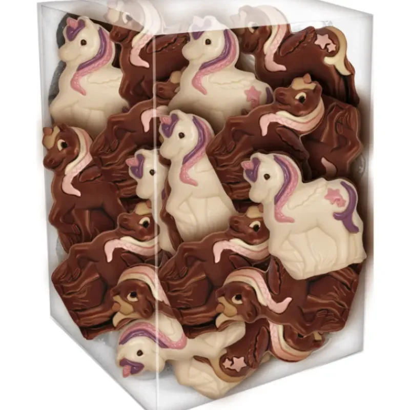 ABTEY Mini Licornes Décorées Chocolat Lait et Blanc 17g x30* Confiserie