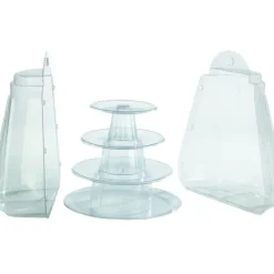 MALLARD FERRIERE Mini Pyramide à Macarons 4 plateaux* Présentoirs Pour Gâteaux