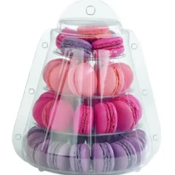 MALLARD FERRIERE Mini Pyramide à Macarons 4 plateaux* Présentoirs Pour Gâteaux