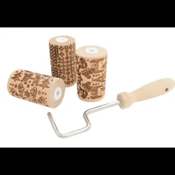 SCRAPCOOKING Mini Rouleau à Pâtisserie Empreinte Noël Interchangeable 7 cm (x3)* Ustensiles Pâtisserie