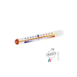 ALLA FRANCE Mini Thermomètre Horizontal en Verre* Thermomètre De Cuisine