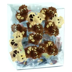 ABTEY Mini Vaches Décorées Chocolat Lait et Blanc 10g x45* Confiserie