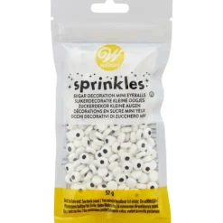 WILTON Mini Yeux en Sucre Ø 0,7 cm 57 g* Décoration Comestible