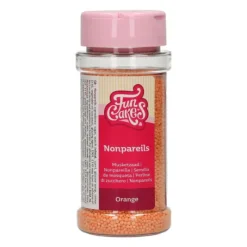 FUNCAKES Mini-Billes Oranges 80 g* Décoration Comestible