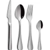COMAS Ménagère 24 Pièces avec Couteaux à Steak SEVILLA S Inox 18%* Couverts