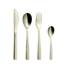 COMAS Ménagère 24 pièces BCN COLORS Champagne Inox 18% 3 mm* Couverts