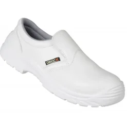 ROBUR Mocassins de Sécurité T.38 Blanc QUINTANAR* Chaussures De Cuisine