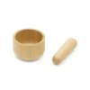 PEBBLY Mortier Pilon Bambou Ø 11,5 cm x H 7 cm* Pilon Et Casse-noix