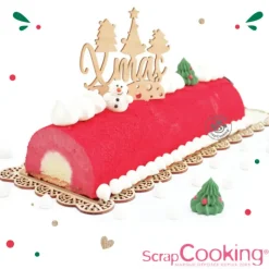 SCRAPCOOKING Moule à Bûche avec insert plastique -* Moules À Gâteaux