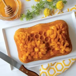 NORDIC WARE Moule à Cake Fleurs et Abeilles Toffee* Moule Anti-adhésif|Moules À Gâteaux