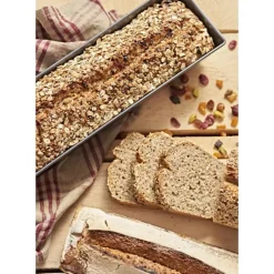 DE BUYER Moule à Cake Plié Anti Adhésif 30 x 10,8 cm x H 7 cm* Moule Anti-adhésif|Moules À Gâteaux