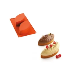 SILIKOMART Moule à Cake x2 Silicone Michalak 170 x 80 x h50 mm Professional* Moule Silicone