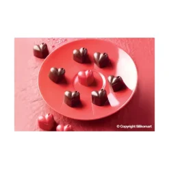 EASY CHOC Moule à Chocolat 15 Coeurs - Silicone Spécial Chocolat* Moules À Chocolat|Moule Silicone
