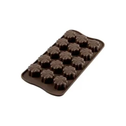 EASY CHOC Moule à Chocolat 15 Fleurs - Silicone Spécial Chocolat* Moules À Chocolat|Moule Silicone