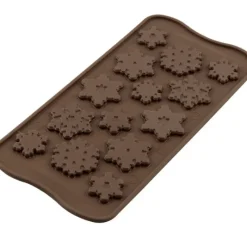 SILIKOMART Moule à Chocolat 14 Flocons Easy Choc - Silicone Spécial Chocolat* Moules À Chocolat|Moule Silicone