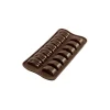 EASY CHOC Moule à Chocolat 14 Rectangles Ondulés - Silicone Spécial Chocolat* Moules À Chocolat|Moule Silicone