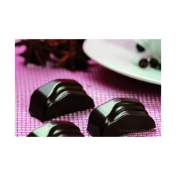 EASY CHOC Moule à Chocolat 14 Rectangles Ondulés - Silicone Spécial Chocolat* Moules À Chocolat|Moule Silicone