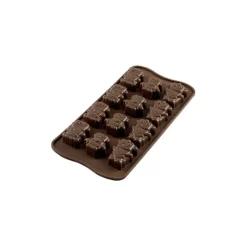 EASY CHOC Moule à Chocolat 12 Robots - Silicone Spécial Chocolat* Moules À Chocolat|Moule Silicone