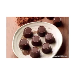 EASY CHOC Moule à Chocolat 15 Ronds Nervurés - Silicone Spécial Chocolat* Moules À Chocolat|Moule Silicone