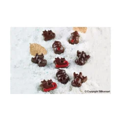 SILIKOMART Moule à Chocolat 15 Sujets Noël Easy Choc - Silicone Spécial Chocolat* Moules À Chocolat|Moule Silicone