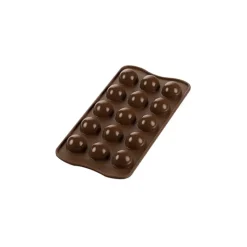 EASY CHOC Moule à Chocolat 15 Truffes - Silicone Spécial Chocolat* Moules À Chocolat|Moule Silicone