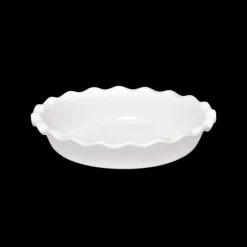 EMILE HENRY Moule à Clafoutis en Céramique Ø 26 cm Farine* Plat De Cuisson|Moules À Gâteaux