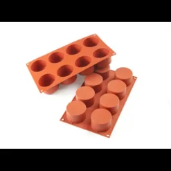 MALLARD FERRIERE Moule 8 Cylindres en Silicone* Moule Silicone