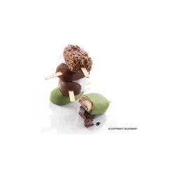 SILIKOMART Moule à glace silicone 12 Esquimaux avec bâtonnets* Moule Silicone