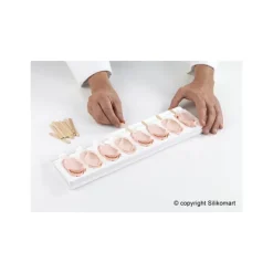 SILIKOMART Moule à Glace Silicone 16 Mini Esquimaux avec bâtonnets* Moule Silicone