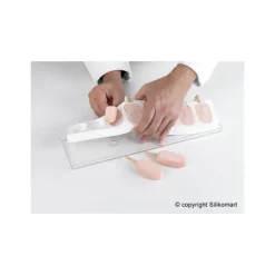 SILIKOMART Moule à Glace Silicone 16 Mini Esquimaux avec bâtonnets* Moule Silicone