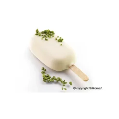 SILIKOMART Moule à Glace Silicone 16 Mini Esquimaux avec bâtonnets* Moule Silicone