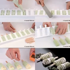 SILIKOMART Moule à glace silicone 8 mini Tango avec bâtonnets* Moule Silicone