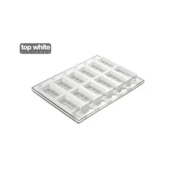 SILIKOMART Moule à glace silicone Choco 12 empreintes avec bâtonnets* Moule Silicone